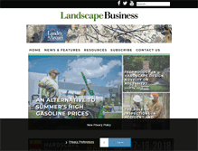 Tablet Screenshot of landscape-business.com